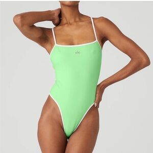 alo Green One Piece Swimsuit